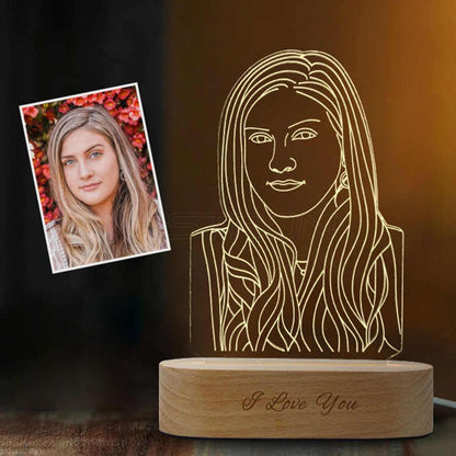 Custom 3D Portrait Lamp