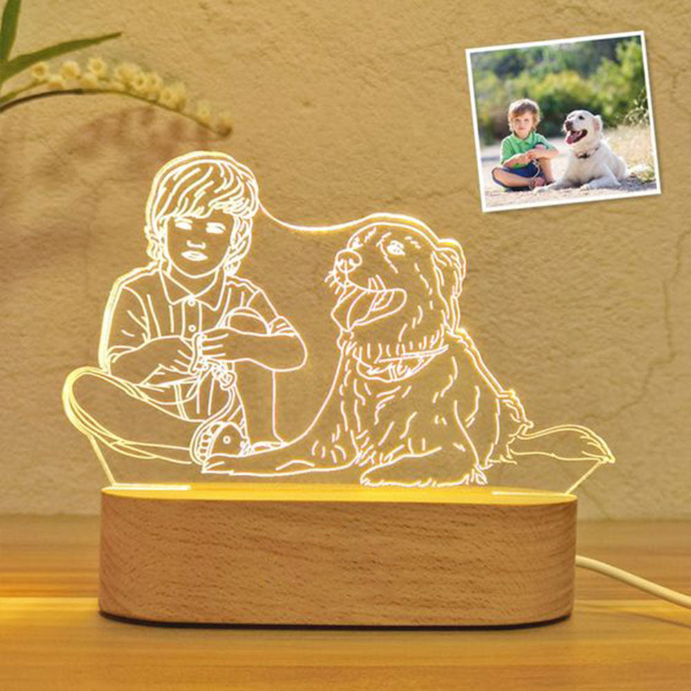 Custom 3D Portrait Lamp