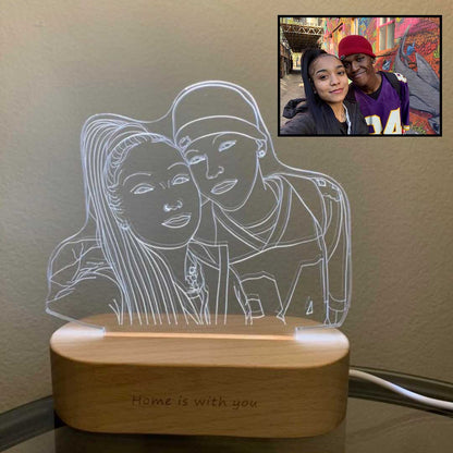 Custom 3D Portrait Lamp