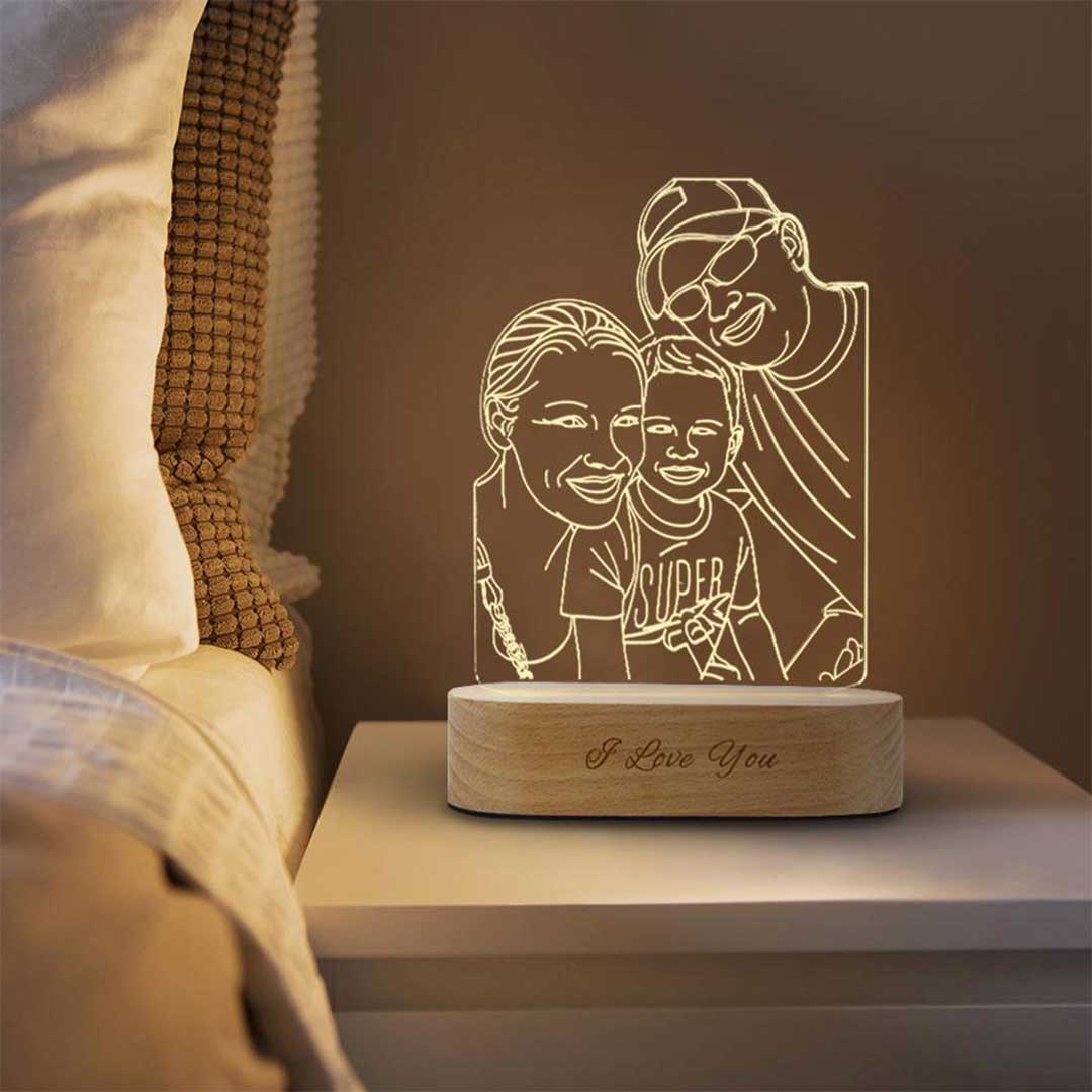 Custom 3D Portrait Lamp